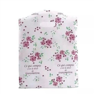 Sacos de compras com alça recortada